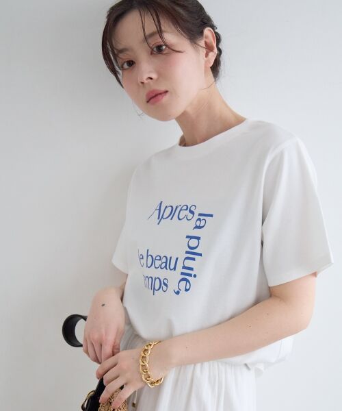 le.coeur blanc / ルクールブラン Tシャツ | 【撥水・撥油・防汚】La pluieTシャツ | 詳細24