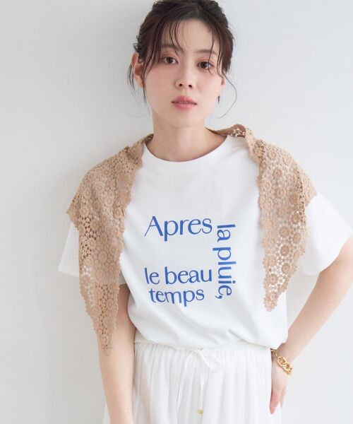 le.coeur blanc / ルクールブラン Tシャツ | 【撥水・撥油・防汚】La pluieTシャツ | 詳細30