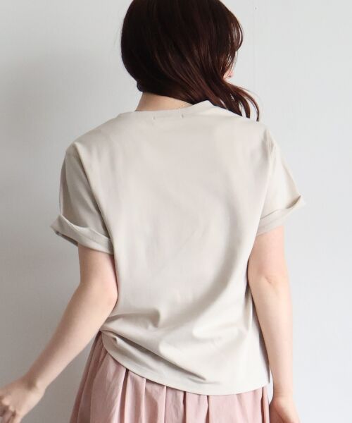 le.coeur blanc / ルクールブラン Tシャツ | 【撥水・撥油・防汚】La pluieTシャツ | 詳細4