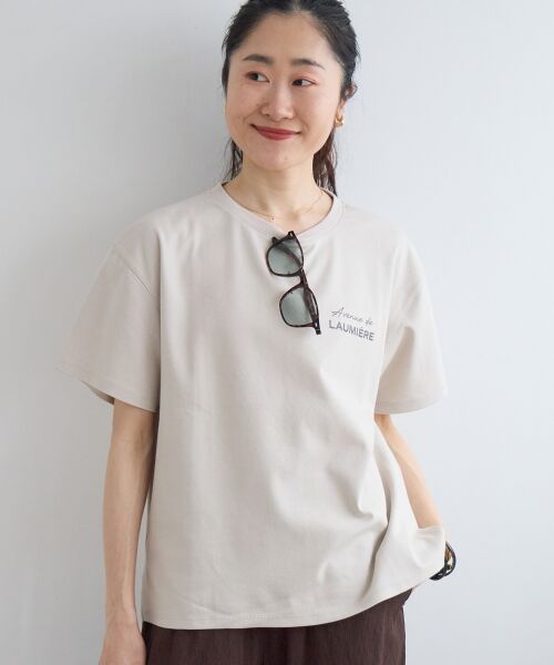 le.coeur blanc / ルクールブラン Tシャツ | 【撥水・撥油・防汚】LAUMIERETシャツ | 詳細10