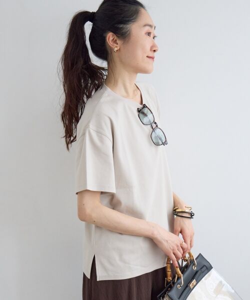 le.coeur blanc / ルクールブラン Tシャツ | 【撥水・撥油・防汚】LAUMIERETシャツ | 詳細6