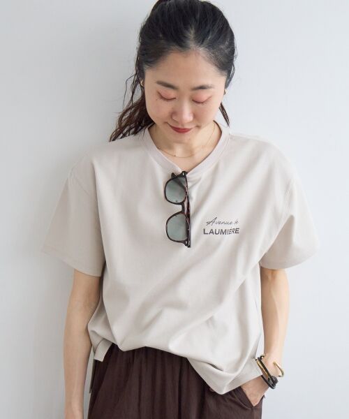 le.coeur blanc / ルクールブラン Tシャツ | 【撥水・撥油・防汚】LAUMIERETシャツ | 詳細9