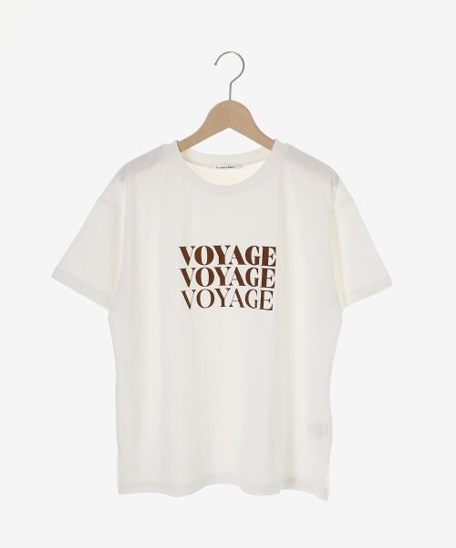 le.coeur blanc / ルクールブラン Tシャツ | VOYAGEフロッキーロゴTシャツ | 詳細1