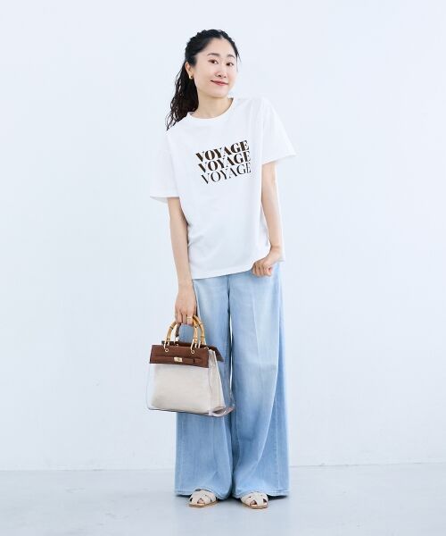 le.coeur blanc / ルクールブラン Tシャツ | VOYAGEフロッキーロゴTシャツ | 詳細10