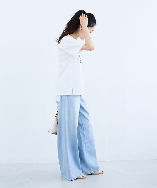 le.coeur blanc / ルクールブラン Tシャツ | VOYAGEフロッキーロゴTシャツ | 詳細11