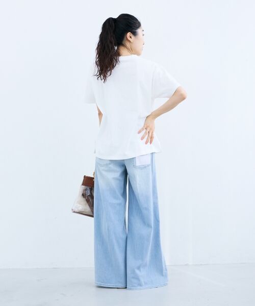 le.coeur blanc / ルクールブラン Tシャツ | VOYAGEフロッキーロゴTシャツ | 詳細12