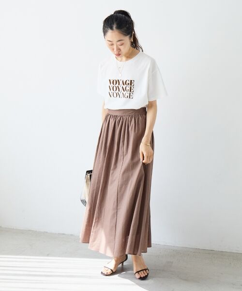 le.coeur blanc / ルクールブラン Tシャツ | VOYAGEフロッキーロゴTシャツ | 詳細15