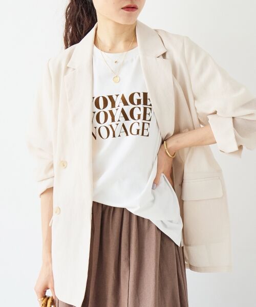 le.coeur blanc / ルクールブラン Tシャツ | VOYAGEフロッキーロゴTシャツ | 詳細18