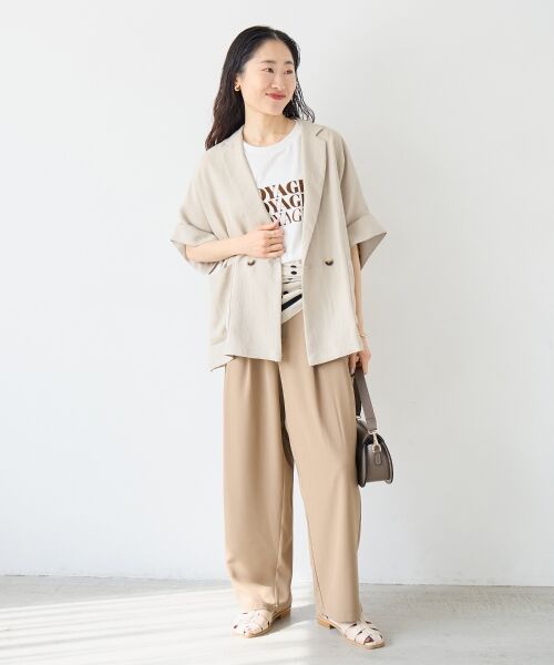 le.coeur blanc / ルクールブラン Tシャツ | VOYAGEフロッキーロゴTシャツ | 詳細23