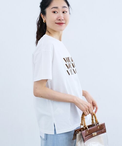 le.coeur blanc / ルクールブラン Tシャツ | VOYAGEフロッキーロゴTシャツ | 詳細4