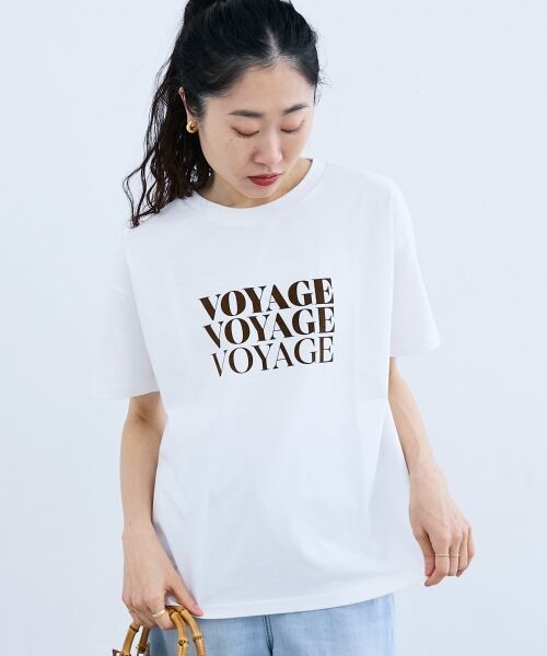 le.coeur blanc / ルクールブラン Tシャツ | VOYAGEフロッキーロゴTシャツ | 詳細6