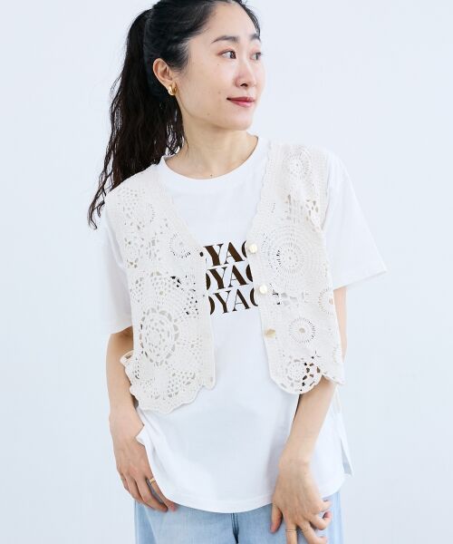 le.coeur blanc / ルクールブラン Tシャツ | VOYAGEフロッキーロゴTシャツ | 詳細9