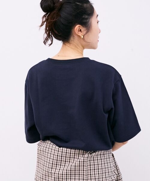 le.coeur blanc / ルクールブラン カットソー | フロッキーミニ裏毛ロゴプルオーバー | 詳細11