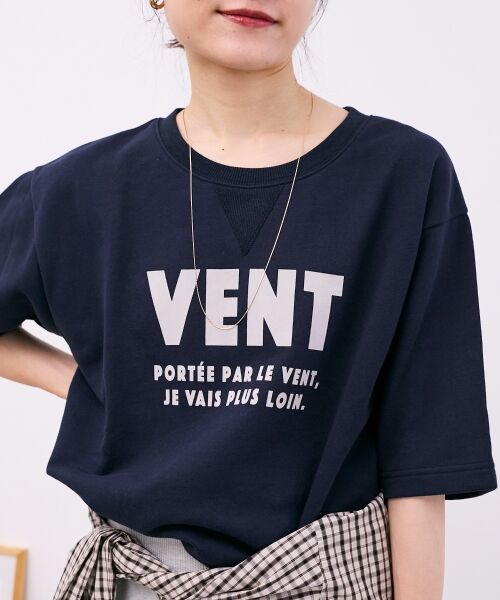 le.coeur blanc / ルクールブラン カットソー | フロッキーミニ裏毛ロゴプルオーバー | 詳細12