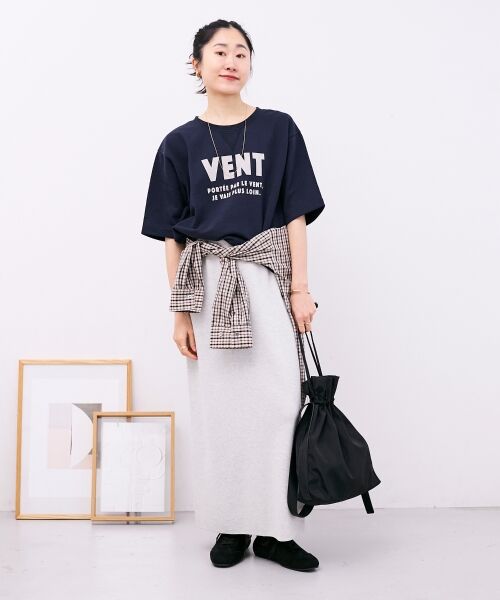 le.coeur blanc / ルクールブラン カットソー | フロッキーミニ裏毛ロゴプルオーバー | 詳細14