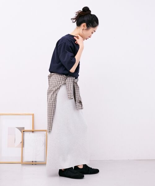 le.coeur blanc / ルクールブラン カットソー | フロッキーミニ裏毛ロゴプルオーバー | 詳細15