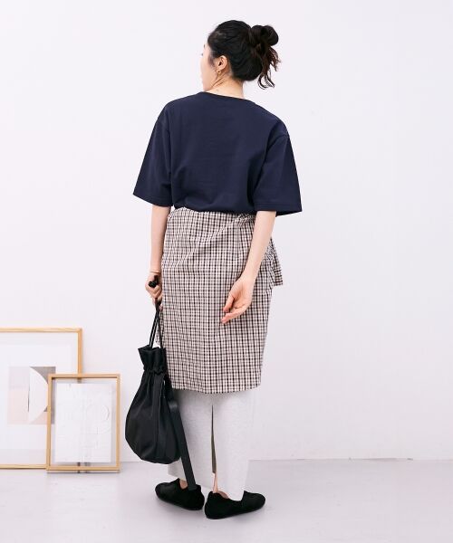 le.coeur blanc / ルクールブラン カットソー | フロッキーミニ裏毛ロゴプルオーバー | 詳細17