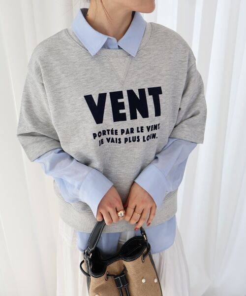 le.coeur blanc / ルクールブラン カットソー | フロッキーミニ裏毛ロゴプルオーバー | 詳細20