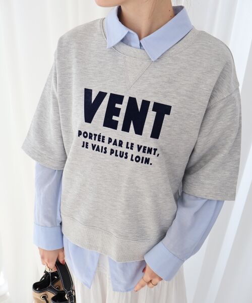 le.coeur blanc / ルクールブラン カットソー | フロッキーミニ裏毛ロゴプルオーバー | 詳細22