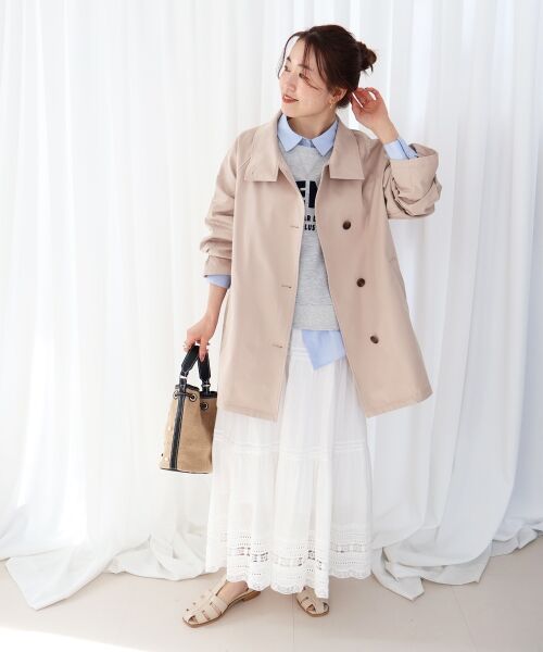 le.coeur blanc / ルクールブラン カットソー | フロッキーミニ裏毛ロゴプルオーバー | 詳細24