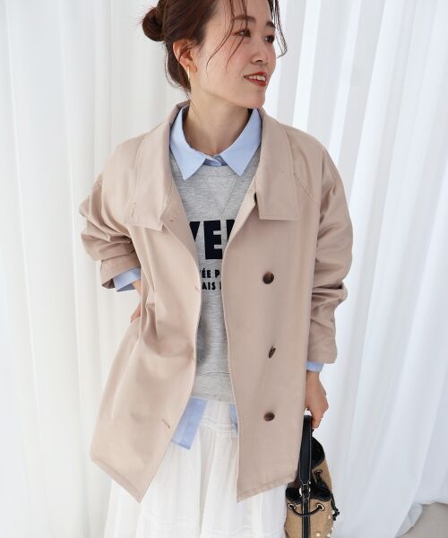 le.coeur blanc / ルクールブラン カットソー | フロッキーミニ裏毛ロゴプルオーバー | 詳細25