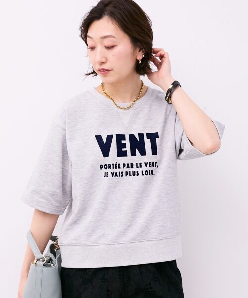 le.coeur blanc / ルクールブラン カットソー | フロッキーミニ裏毛ロゴプルオーバー | 詳細26