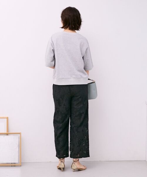 le.coeur blanc / ルクールブラン カットソー | フロッキーミニ裏毛ロゴプルオーバー | 詳細29