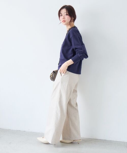 le.coeur blanc / ルクールブラン スウェット | レースデザインスウェットプルオーバー | 詳細11