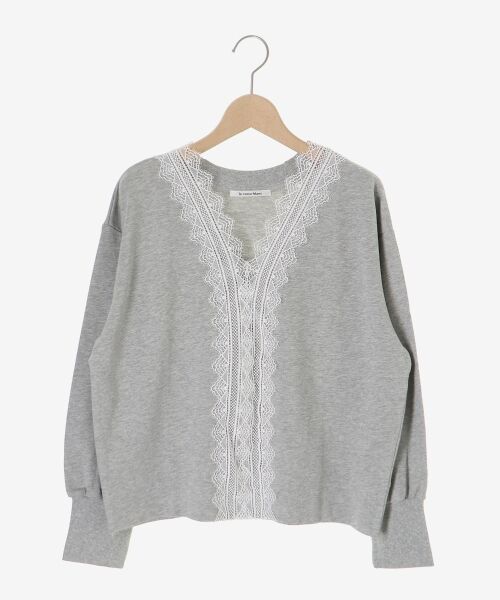 le.coeur blanc / ルクールブラン スウェット | レースデザインスウェットプルオーバー | 詳細15