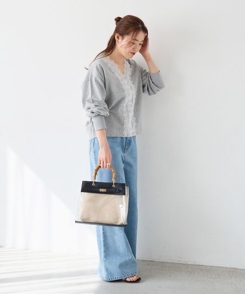 le.coeur blanc / ルクールブラン スウェット | レースデザインスウェットプルオーバー | 詳細30