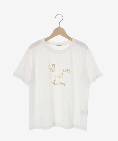 le.coeur blanc / ルクールブラン Tシャツ | ハクフレーズTシャツ | 詳細1
