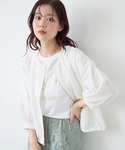 le.coeur blanc / ルクールブラン Tシャツ | ハクフレーズTシャツ | 詳細10