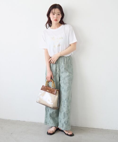 le.coeur blanc / ルクールブラン Tシャツ | ハクフレーズTシャツ | 詳細12