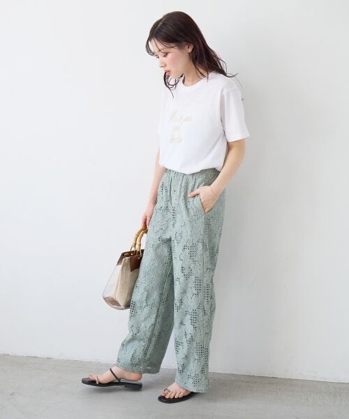 le.coeur blanc / ルクールブラン Tシャツ | ハクフレーズTシャツ | 詳細13