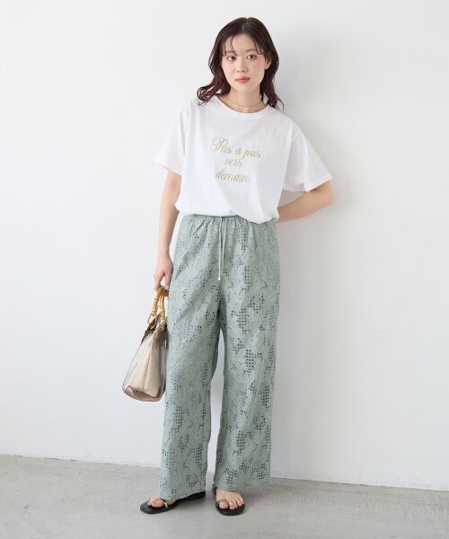 le.coeur blanc / ルクールブラン Tシャツ | ハクフレーズTシャツ | 詳細14