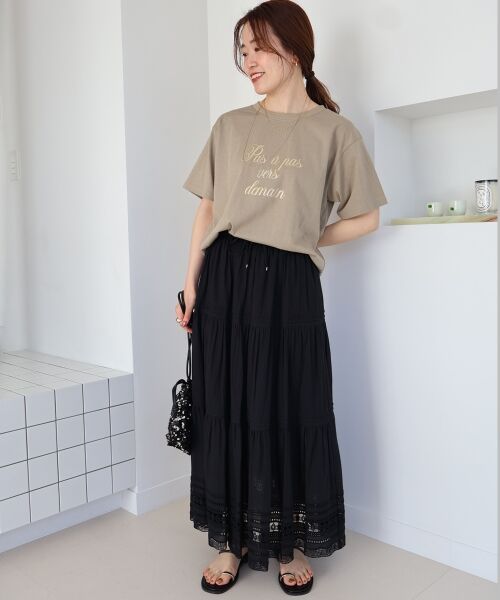 le.coeur blanc / ルクールブラン Tシャツ | ハクフレーズTシャツ | 詳細27