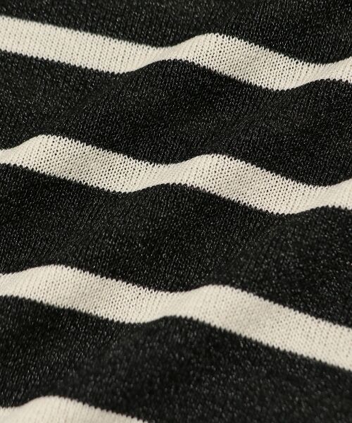 le.coeur blanc / ルクールブラン ニット・セーター | レイヤードライクシアーボーダープルオーバー | 詳細26