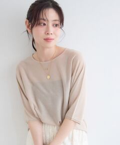 le.coeur blanc / ルクールブラン ニット・セーター | 【UVカット】ドルマンスリーブプルオーバー