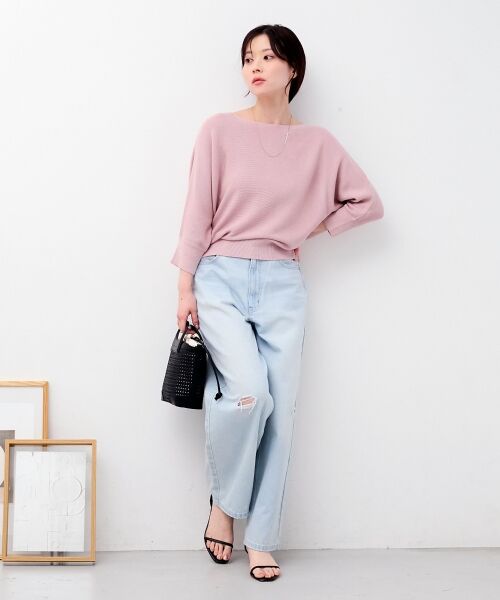 le.coeur blanc / ルクールブラン ニット・セーター | 2wayドルマンニット | 詳細11