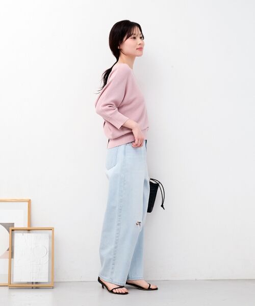 le.coeur blanc / ルクールブラン ニット・セーター | 2wayドルマンニット | 詳細12