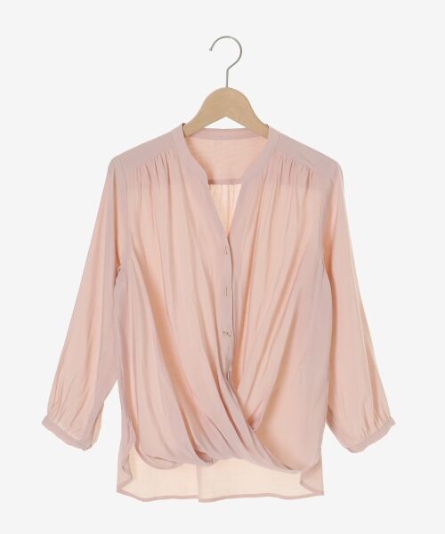 le.coeur blanc / ルクールブラン シャツ・ブラウス | バーボタンカシュクールブラウス | 詳細1