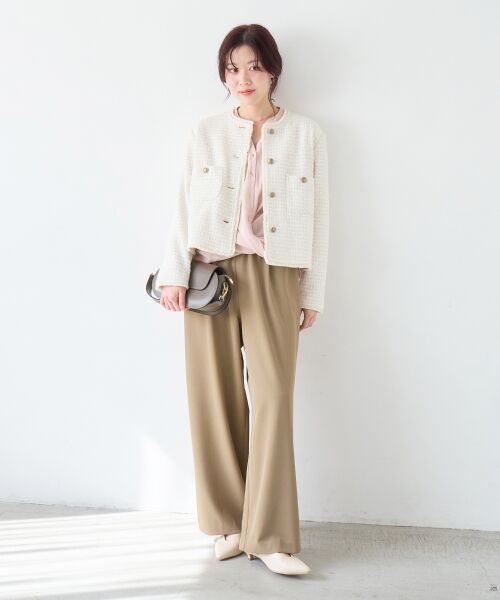 le.coeur blanc / ルクールブラン シャツ・ブラウス | バーボタンカシュクールブラウス | 詳細16