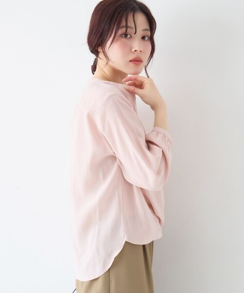 le.coeur blanc / ルクールブラン シャツ・ブラウス | バーボタンカシュクールブラウス | 詳細7