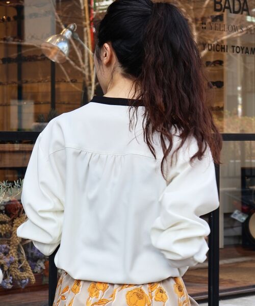 le.coeur blanc / ルクールブラン シャツ・ブラウス | 【日本製】バイカラーボウタイブラウス | 詳細19