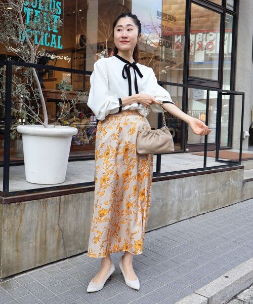 le.coeur blanc / ルクールブラン シャツ・ブラウス | 【日本製】バイカラーボウタイブラウス | 詳細23