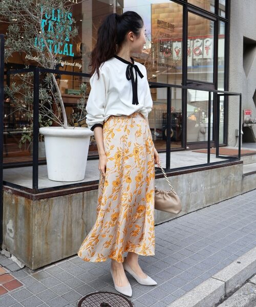 le.coeur blanc / ルクールブラン シャツ・ブラウス | 【日本製】バイカラーボウタイブラウス | 詳細24