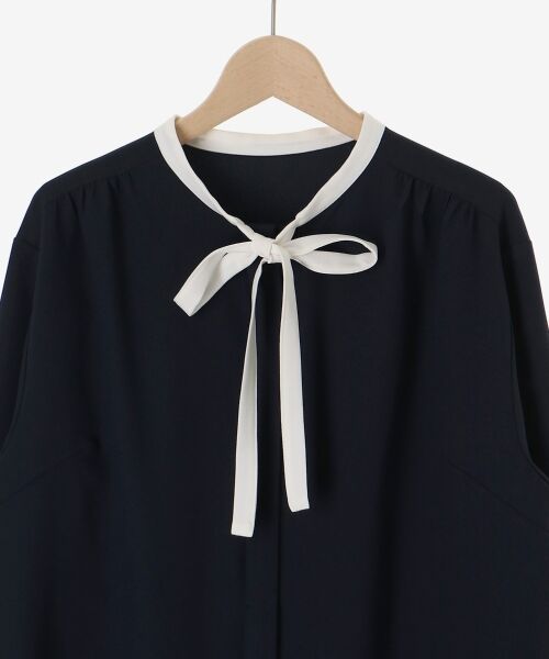 le.coeur blanc / ルクールブラン シャツ・ブラウス | 【日本製】バイカラーボウタイブラウス | 詳細28