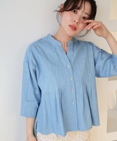 le.coeur blanc / ルクールブラン シャツ・ブラウス | タックスキッパーデニムブラウス