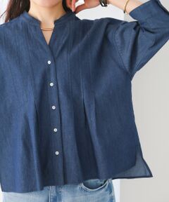 le.coeur blanc / ルクールブラン シャツ・ブラウス | タックスキッパーデニムブラウス