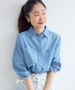 le.coeur blanc / ルクールブラン シャツ・ブラウス | シアーデニムシャツ